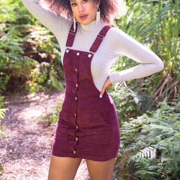 PrettyLittleThing Tops - Turtle neck overall outfit